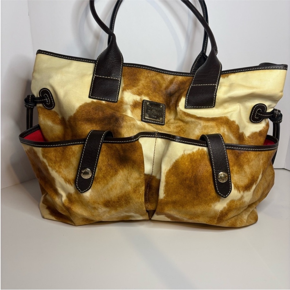 Dooney & Bourke Tan and Cream Tote